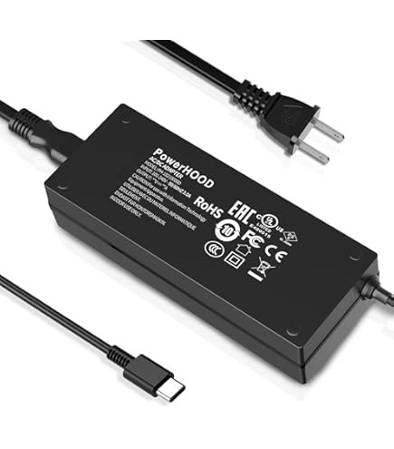 Amazon.com: PowerHOOD 19V USB-C AC/DC Adapter Compatible with